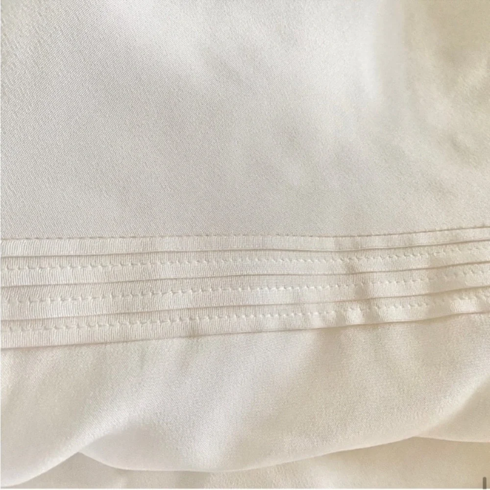 J.Crew Collection tiered ruffle silk tricotine gown ivory womens 10 weddings